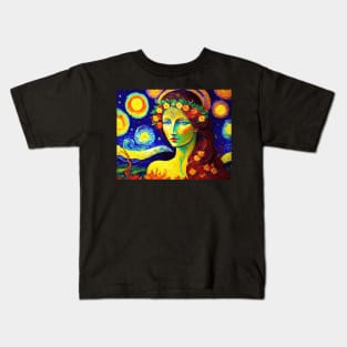 Goddess of the Autumn Equinox 2 Kids T-Shirt